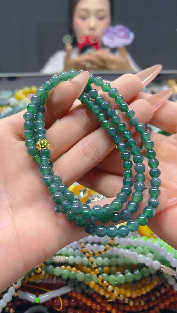 颈饰未镶嵌翡翠5MM