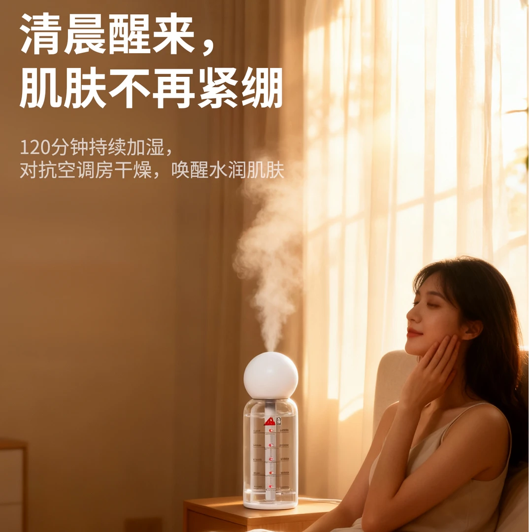 小狗加湿器推荐无线神器迷你居家客厅办公室桌面学生空气净化宿舍
