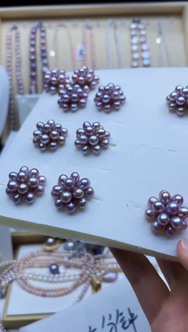 未镶嵌耳饰淡水珍珠耳钉多样性发其一