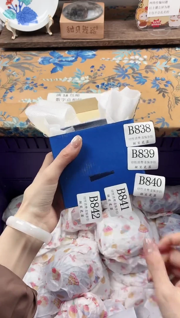 瓷片猫**线                B842