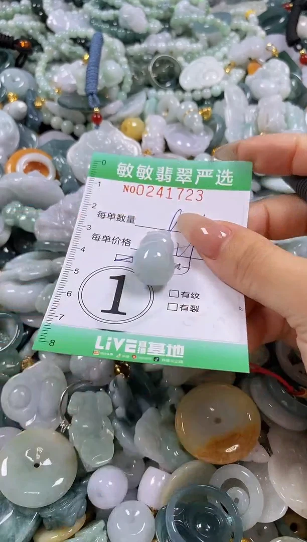 翡翠未镶嵌颈饰闪购0241723多样性发其一