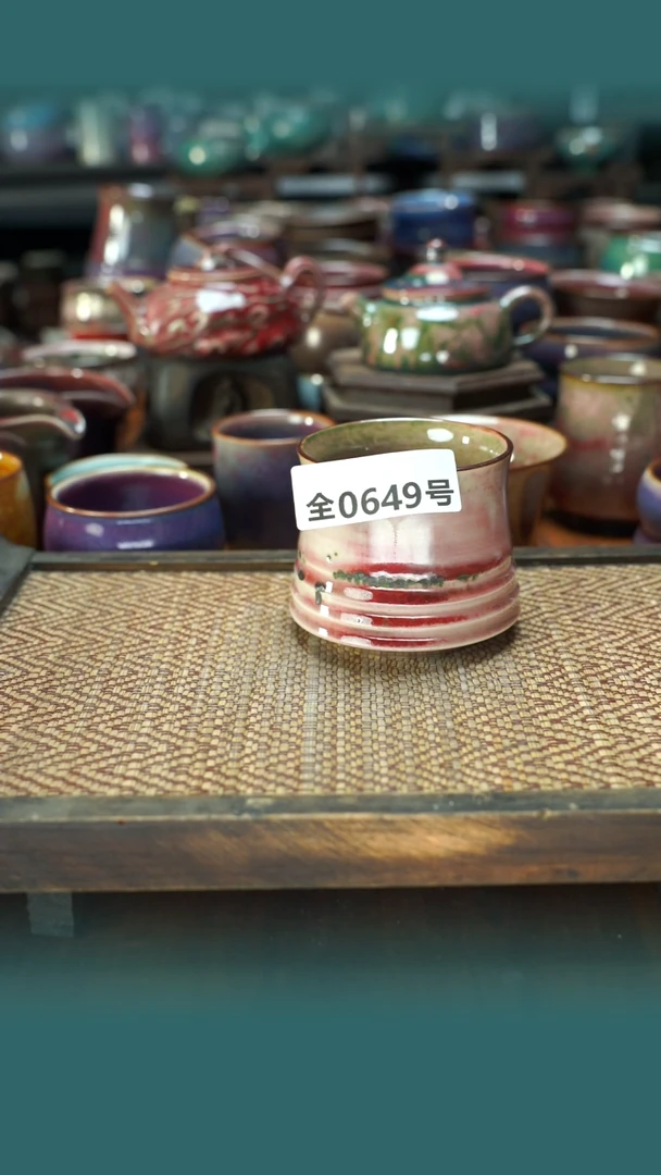 原产地原矿钧汝瓷杯壶649