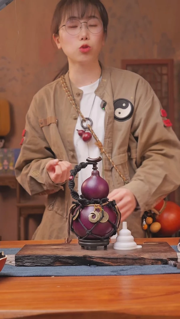 688号链接精品大漆葫芦现货现发[一物一拍]