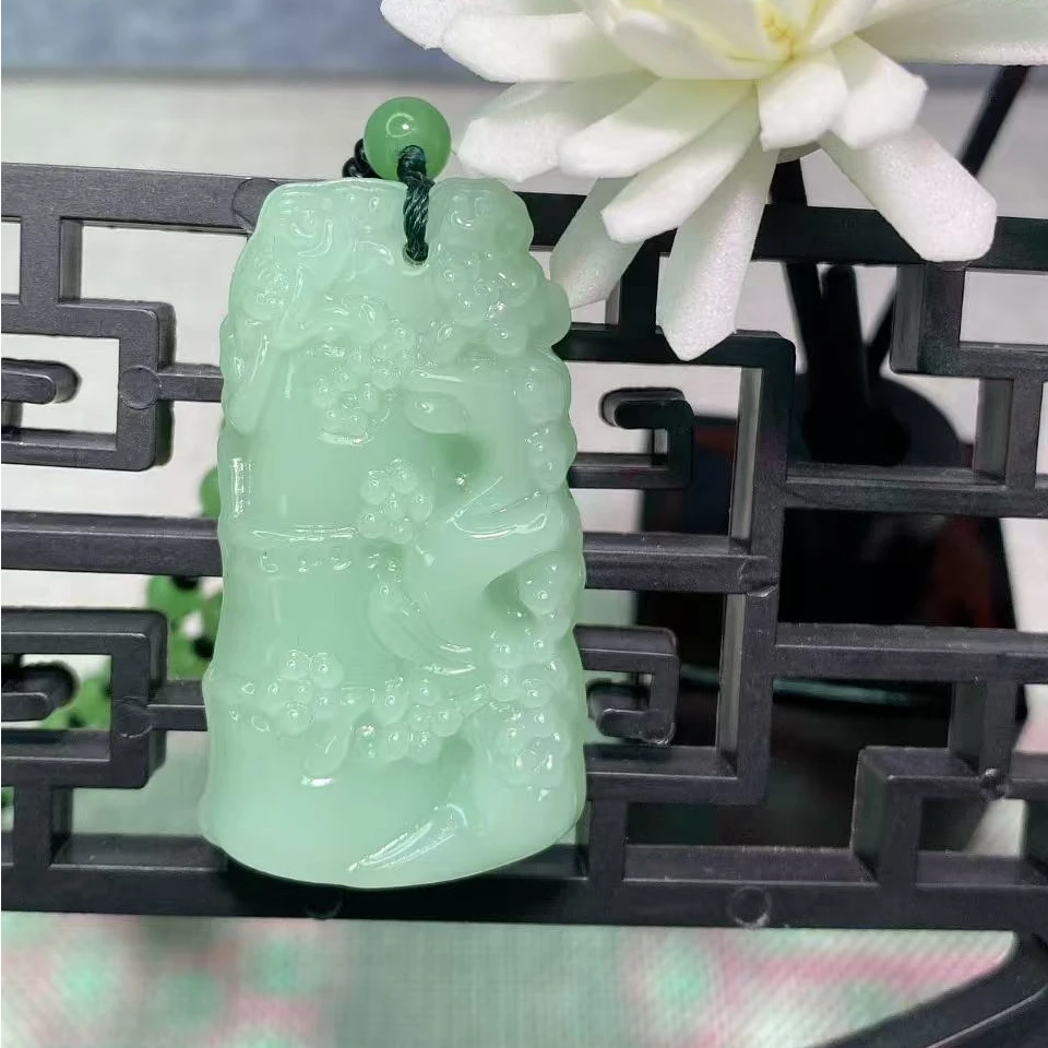 时尚百搭款浅绿竹节男女同款