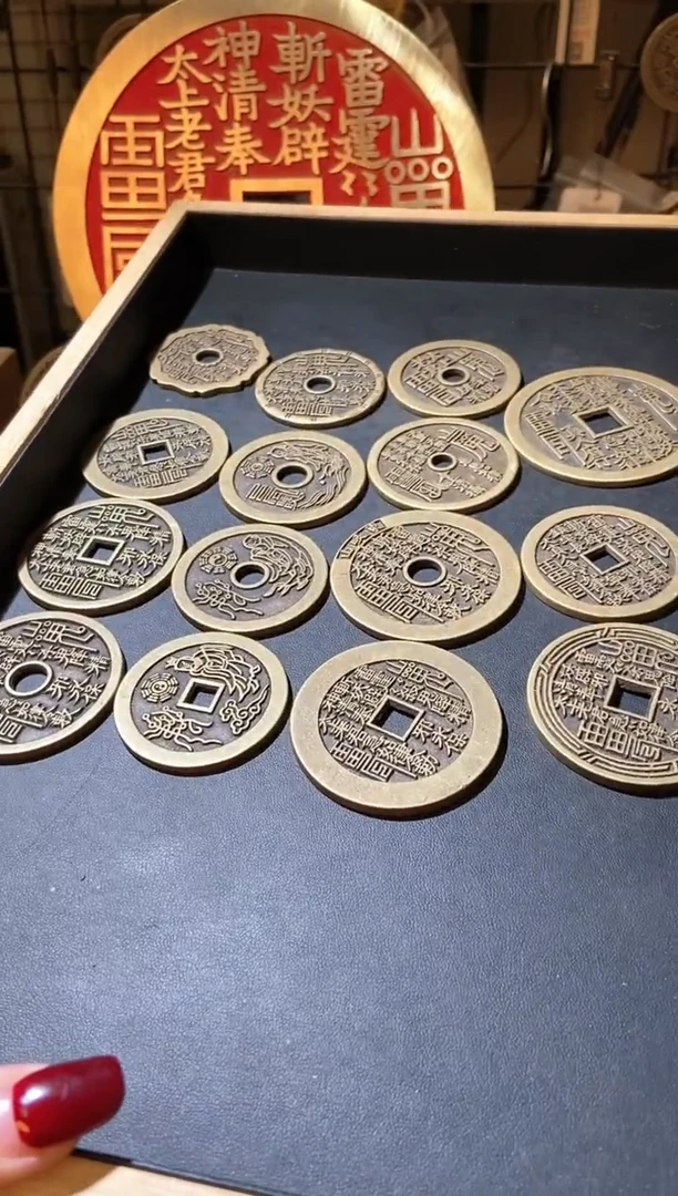 【闪购商品】铜现代翻砂铜工艺品15枚一套