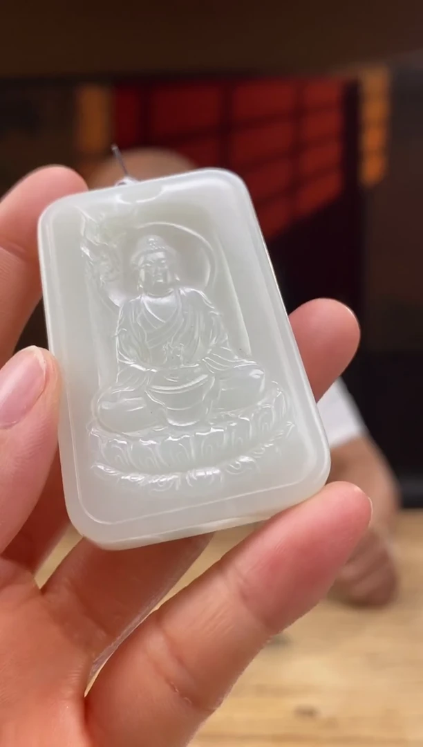 和田玉未镶嵌颈饰d734