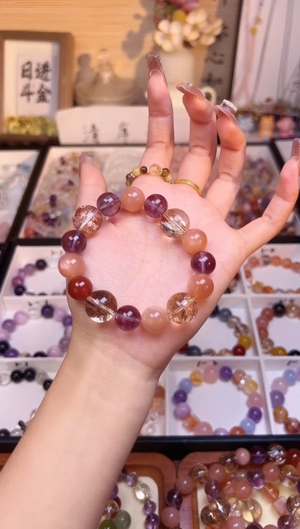 未镶嵌手链水晶太阳石