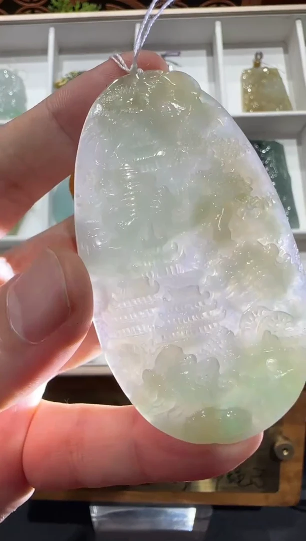 未镶嵌挂件翡翠A货翡翠多样性孤品