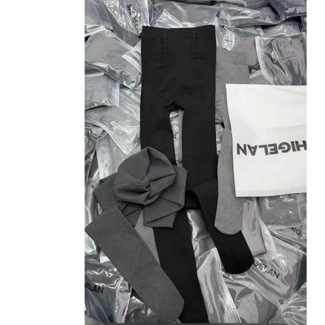 诗歌兰女装2025新款瑜伽裤弹力加绒收腹显瘦连裤袜