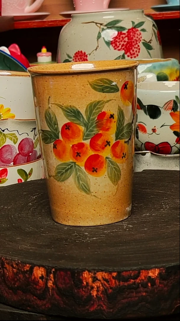 摆件陶景德镇创意手绘高温陶瓷微瑕