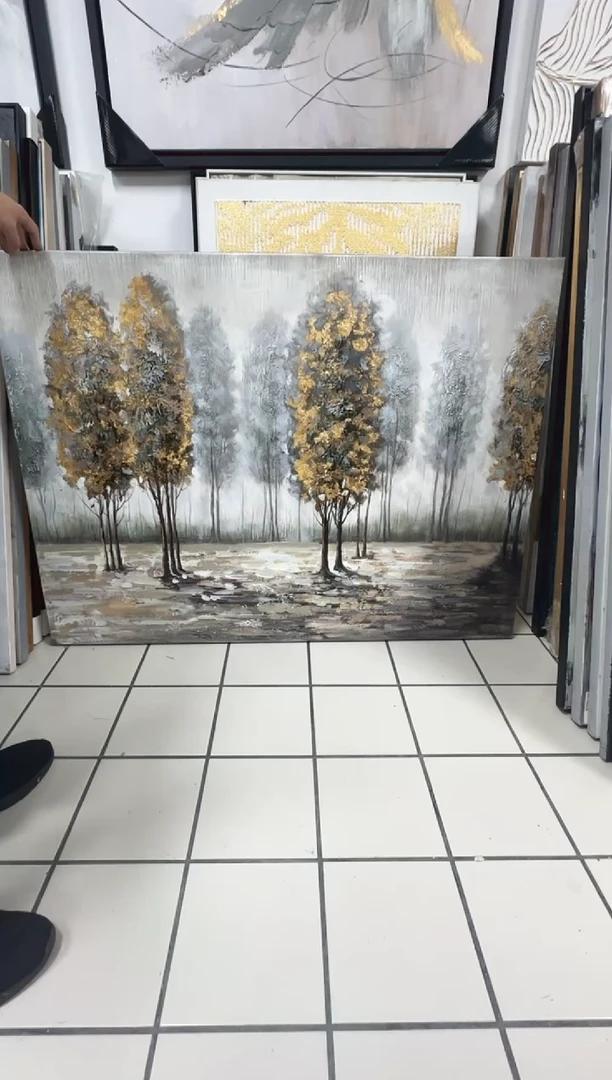 竖款168美术馆 装饰画120*90