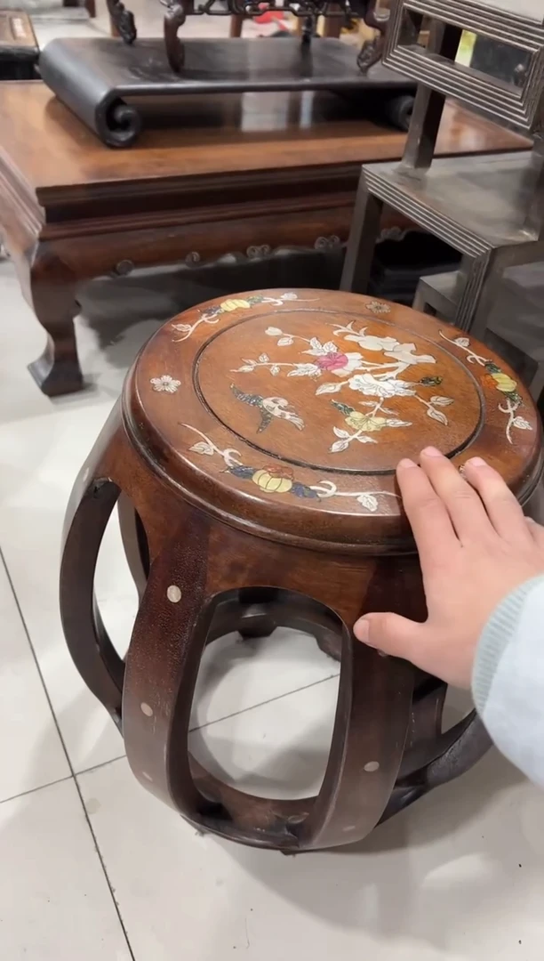 花梨木大号鼓凳111111