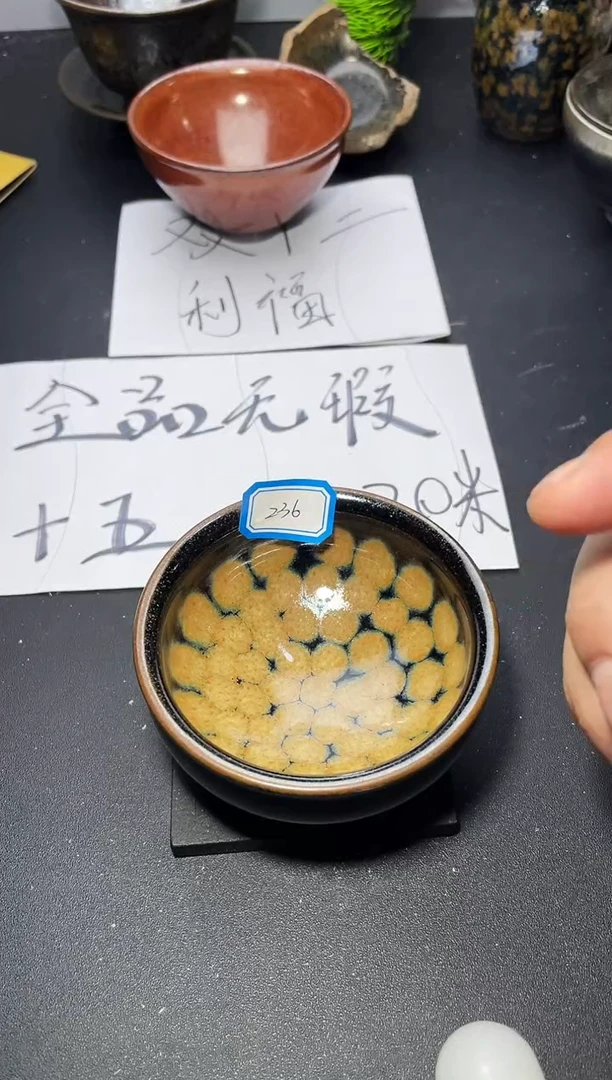 茶盏236叶紫建盏