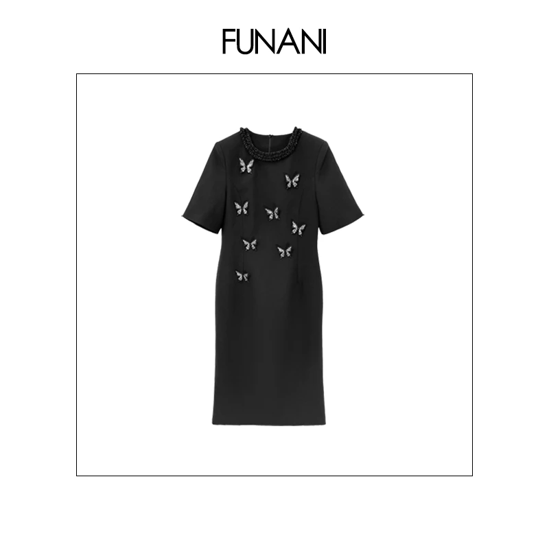 【FUNANI】 轻奢法式高级感重工原创设计感 连衣裙 X2511112