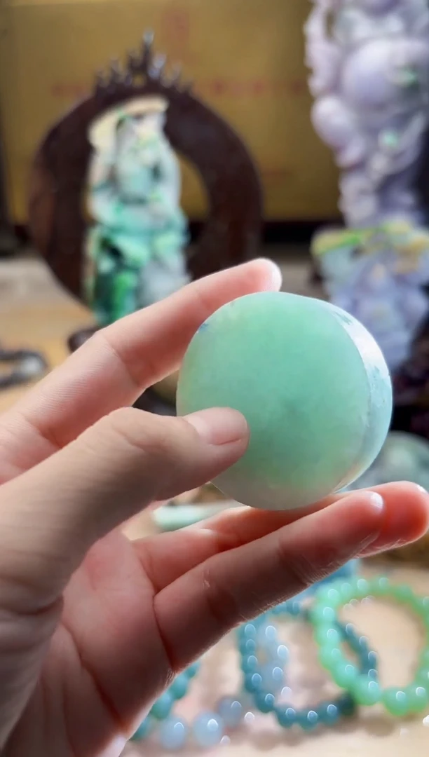 未镶嵌挂件翡翠A货柠优6170