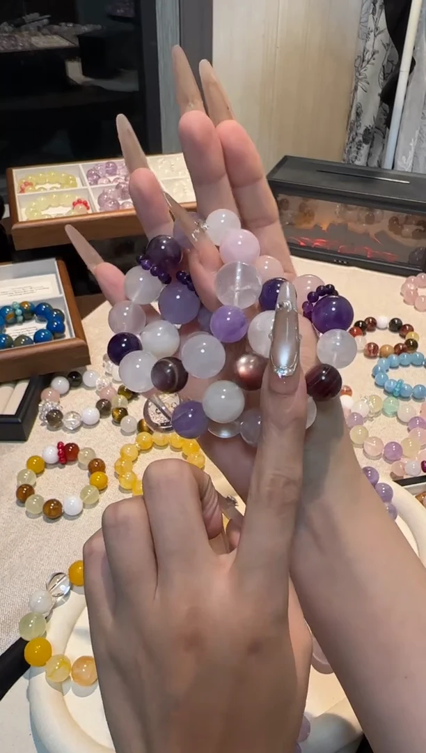 未镶嵌手串水晶多宝