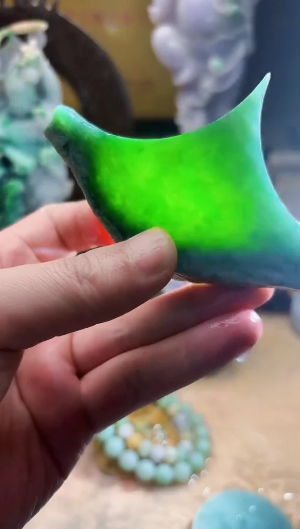 未镶嵌挂件翡翠A货张麦9431