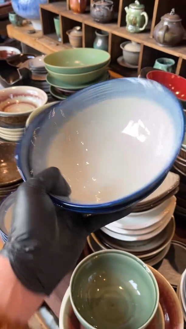 【闪购商品】瓷片205，2只青云面碗汤碗