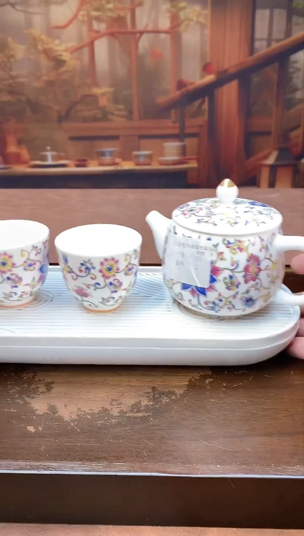 【闪购商品】闲茶·淡器精选@@@@@缠枝壶带俩