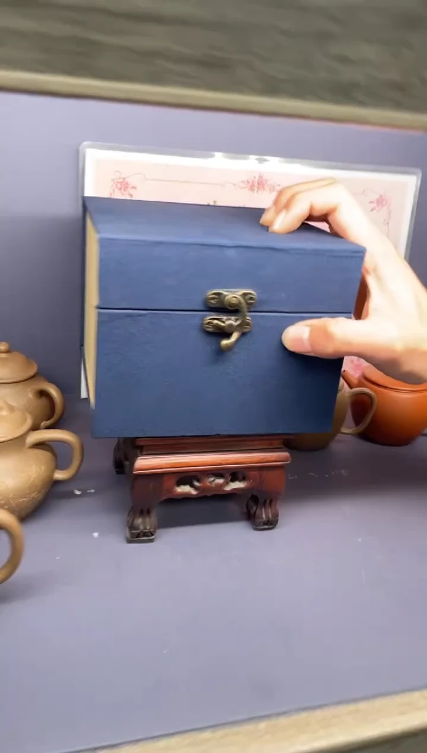 【闪购商品】紫砂茶壶元宵节  盒子   芝麻绿