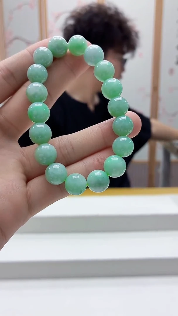 未镶嵌定制翡翠4688bb-毛货手串70