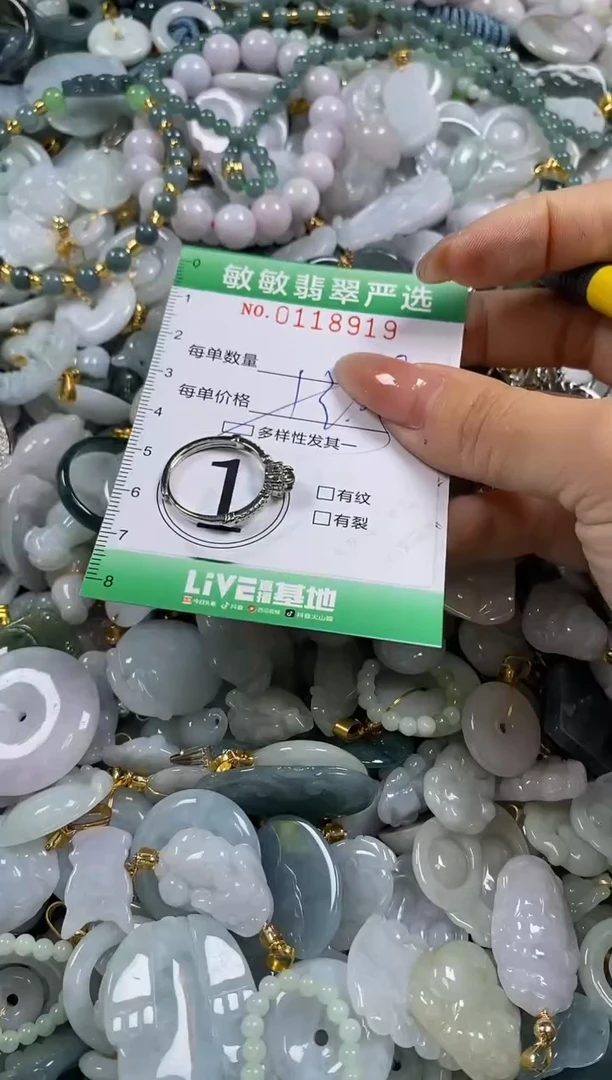 【闪购商品】翡翠颈饰未镶嵌闪购0118919多样性发其一