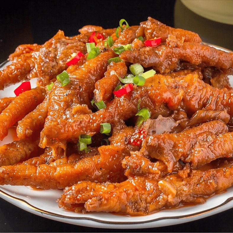 【虎皮鸡爪】现做麻辣虎皮鸡爪冷冻送货上门15只/袋