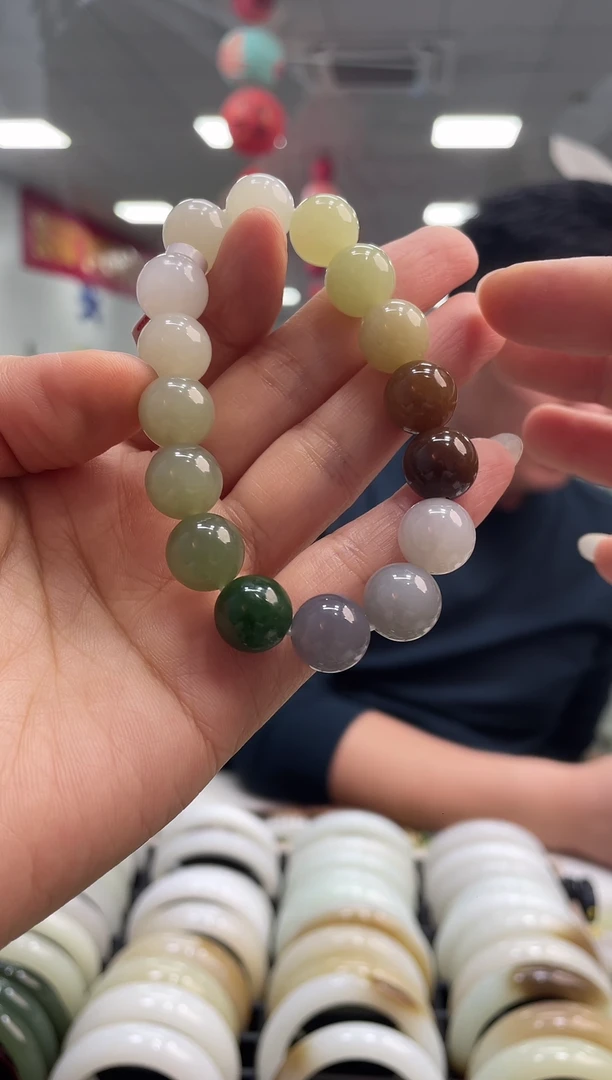未镶嵌手链和田玉多宝卡12-11手串随机发一件
