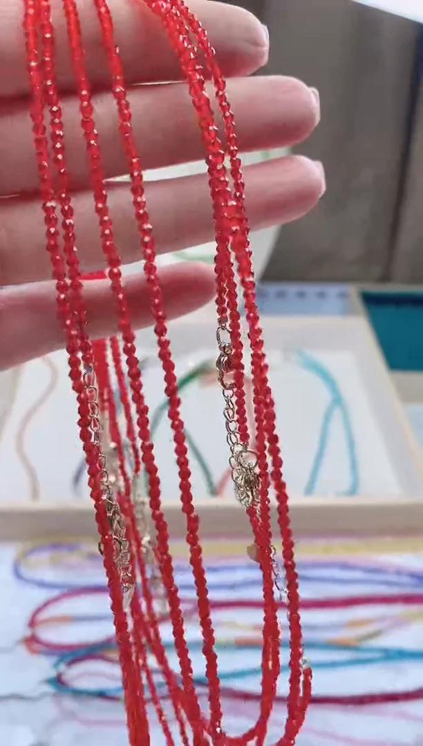 【闪购商品】尖晶石颈饰14K金镶嵌诗颜珠宝甄选SYZB64