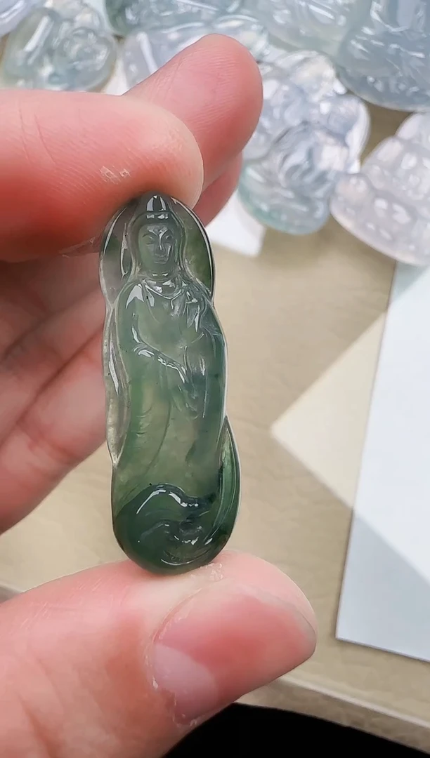 颈饰未镶嵌翡翠缅甸翡翠a货