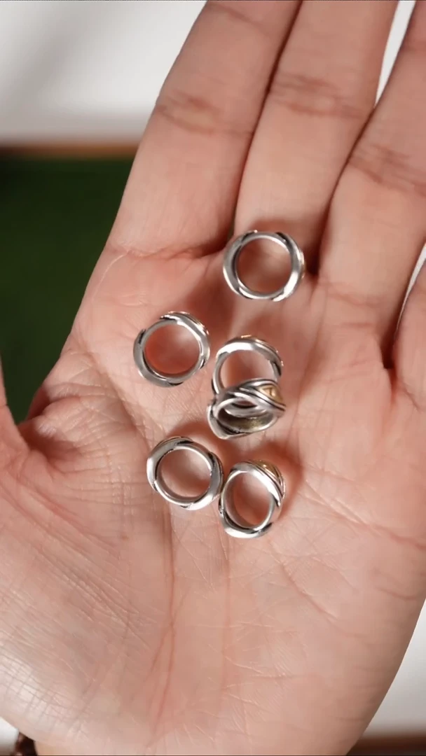 铜铁合金类文玩跑环