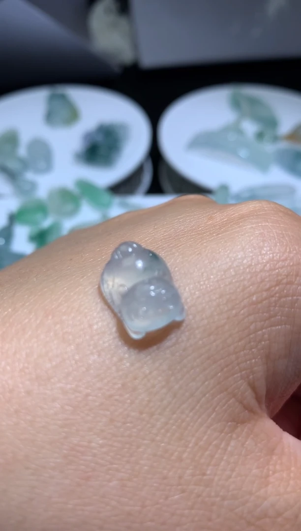定制翡翠未镶嵌毛货