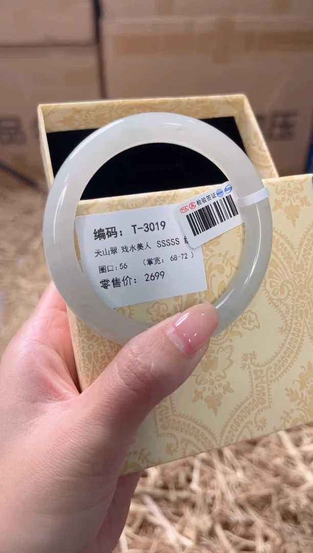 未镶嵌手镯石英质玉T-3019