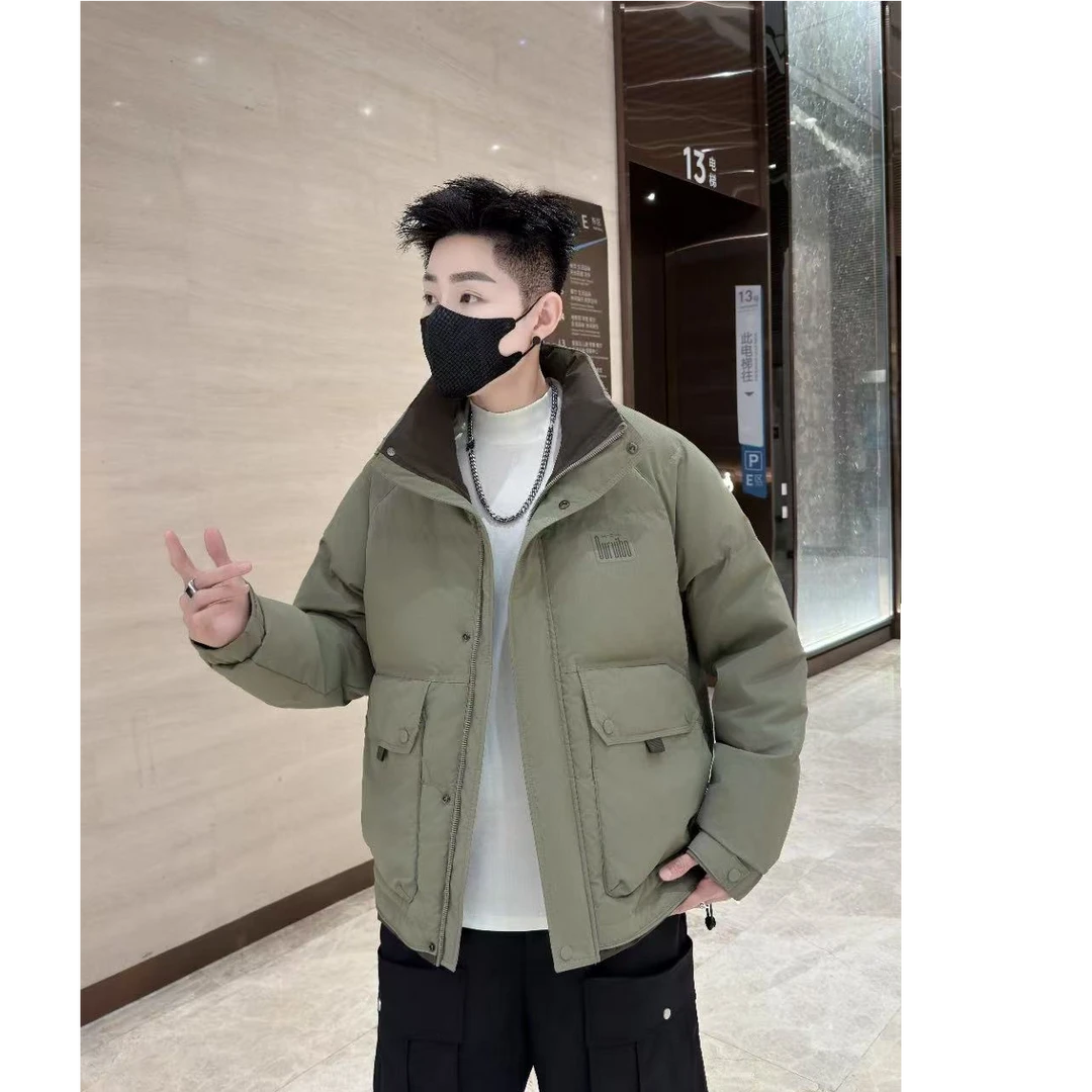 『光头臻选』冬季户外高品质时尚百搭保暖加厚立领外套-24343