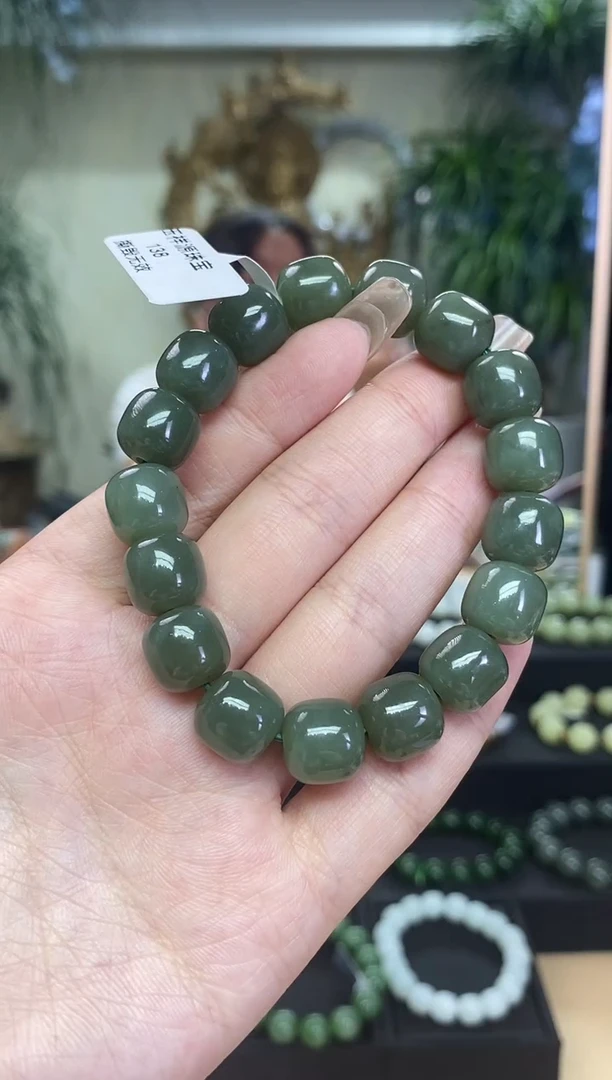 手串未镶嵌和田玉手串卡11