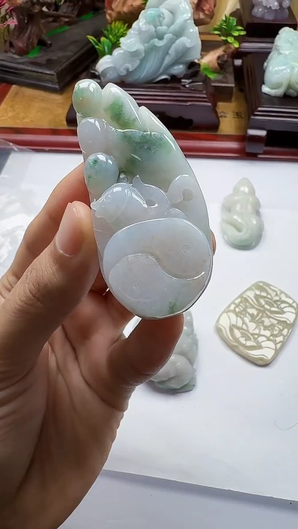 吊坠(不含链)未镶嵌翡翠1