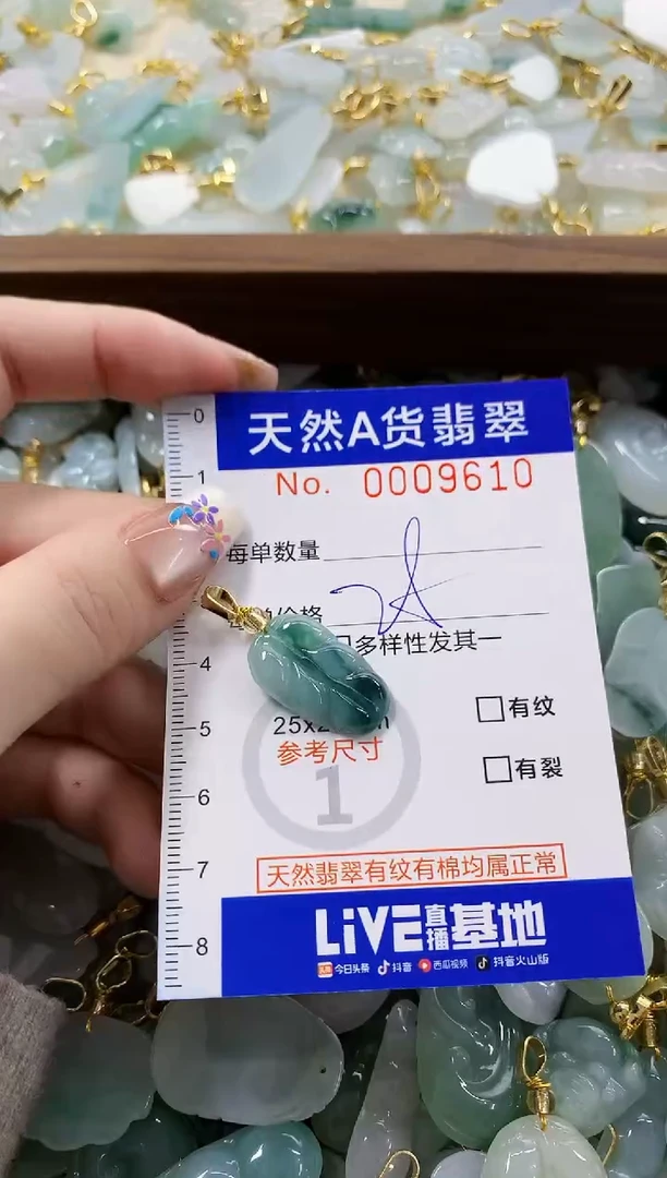 颈饰未镶嵌翡翠天然A货翡翠