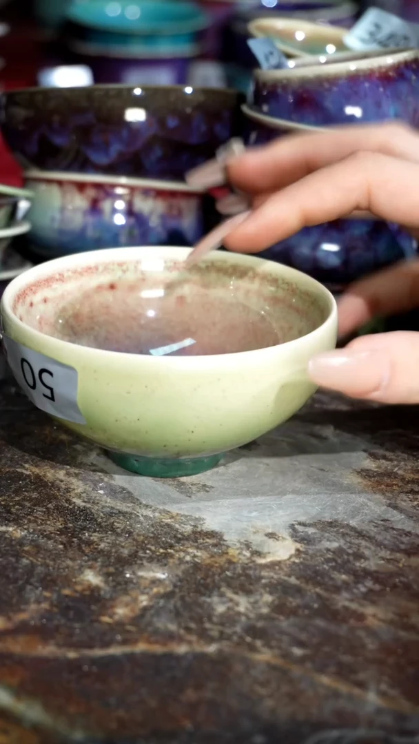 摆件精品窑变钧瓷茶器