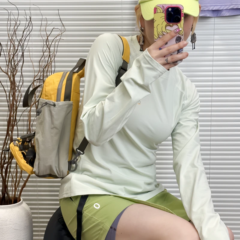 山系训练骑行吸湿透气长袖T恤男女春季跑步反光字母打底上衣C1502