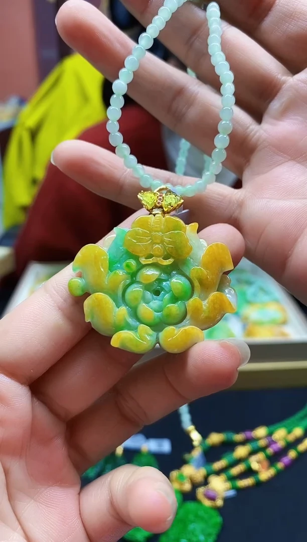 颈饰未镶嵌翡翠翡翠吊坠