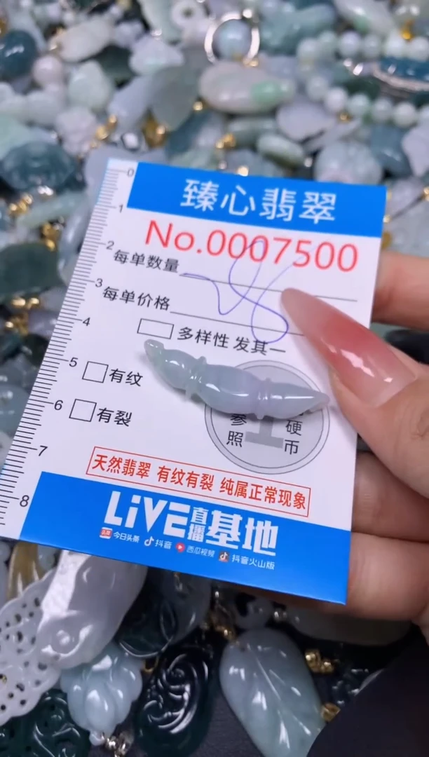 【闪购商品】翡翠颈饰未镶嵌含绳0007500