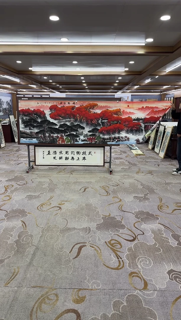 【闪购商品】绘画绘画Y-刘雪红-小丈二-山水画