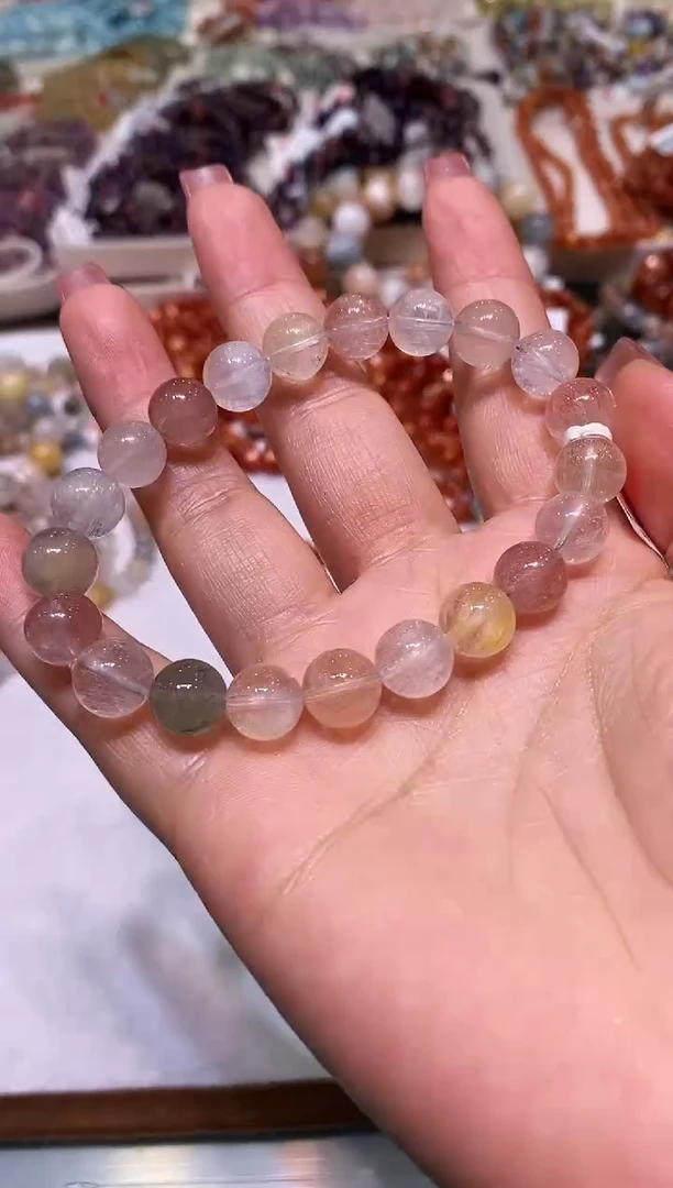 未镶嵌手链水晶多样性发其一兔毛9.5+