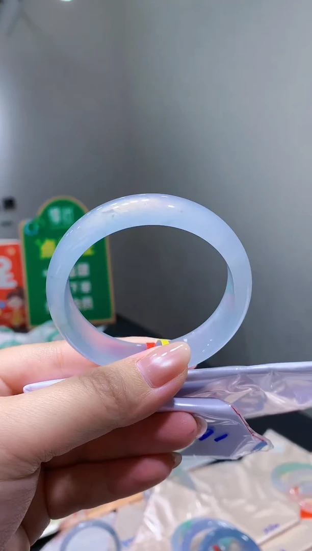 未镶嵌手镯翡翠-k12 天然缅甸A货翡翠55.3正圈总价16万定金2万