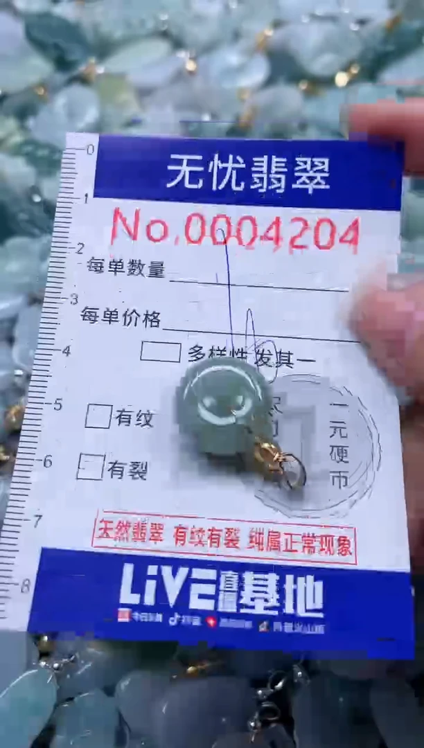颈饰未镶嵌翡翠4204