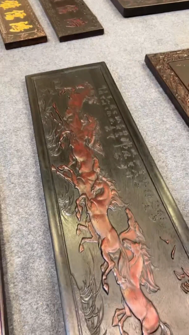 非洲紫檀（红花梨）木雕款牌匾木器