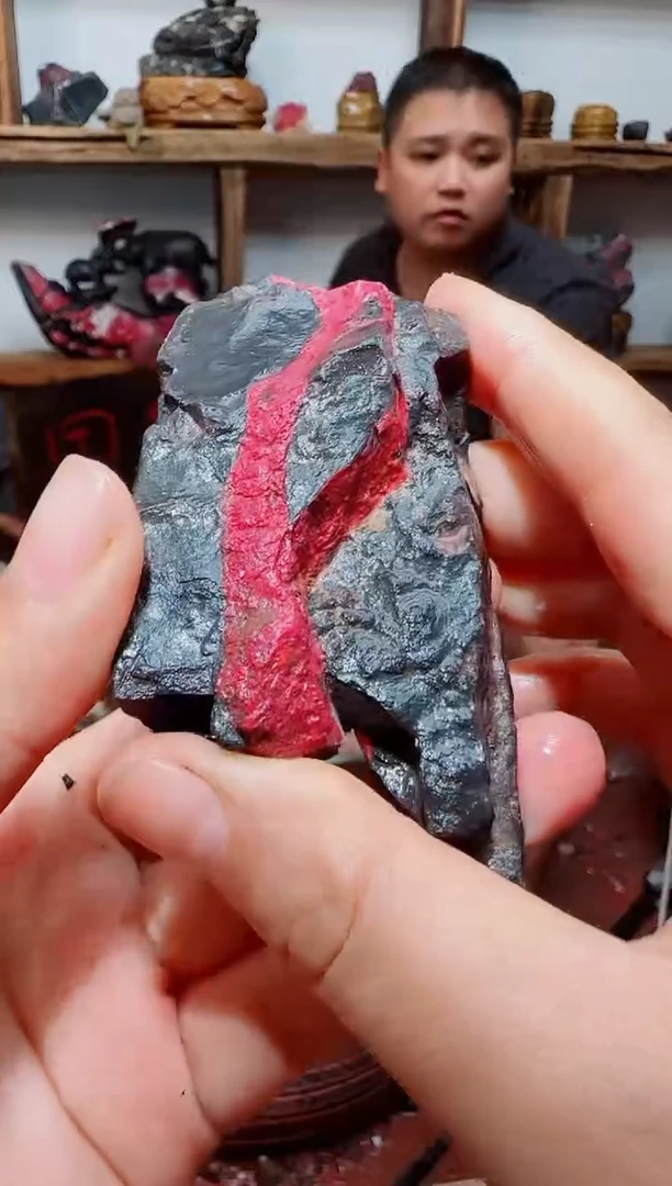 天然辰砂朱砂原矿石17