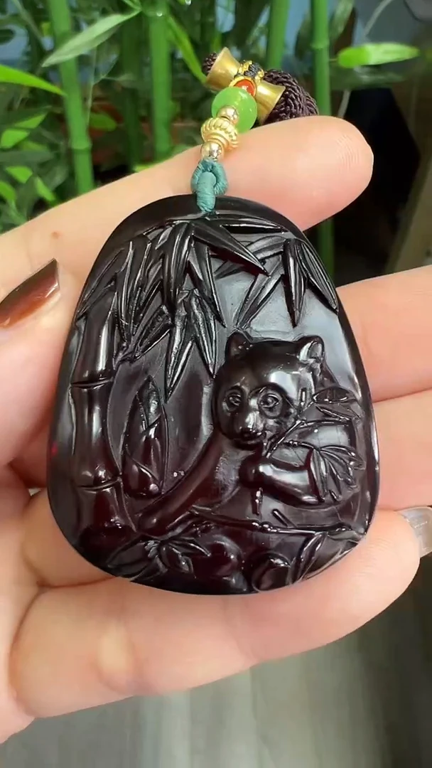 琥珀颈饰未镶嵌吊坠