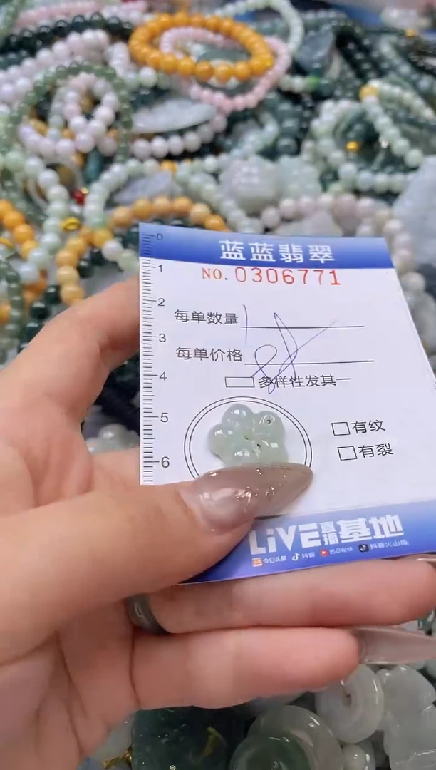 翡翠未镶嵌颈饰闪购0306771