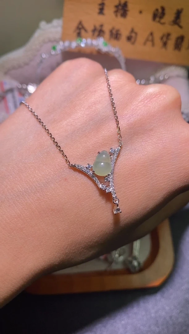 银S925镶嵌戒指翡翠060